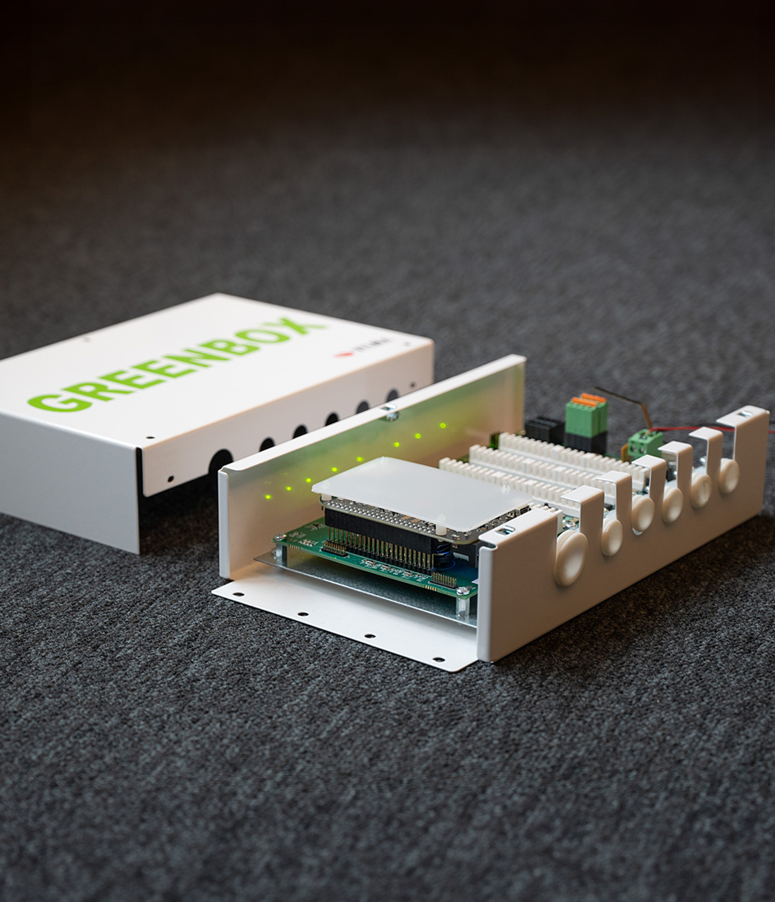 Megaflex access control terminal — wall-mounted Greenbox IoT device for cloud-connected access management