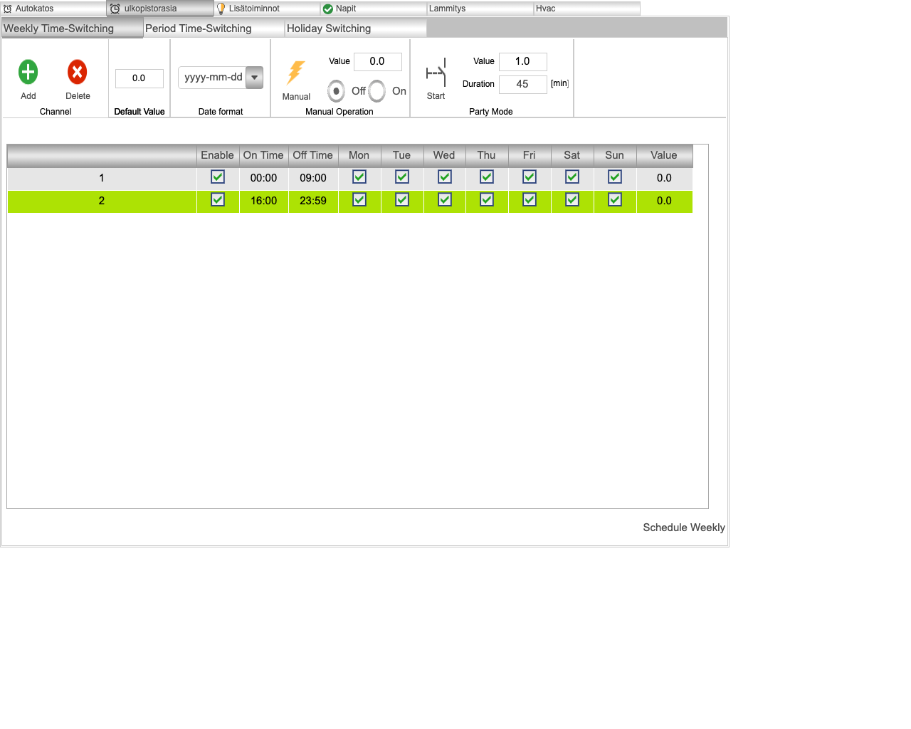 Electrical outlet wiring diagram from WAGO PLC control system